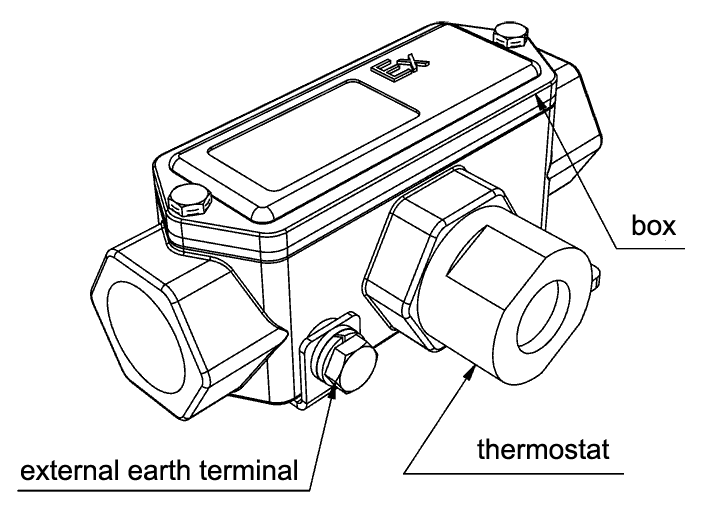 Конструкция взрывозащищенного термостата ДВГ-ТЕРМОСТАТ3