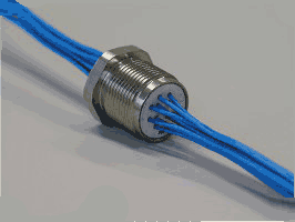 Transition cable element series RKN-ZK (TP) with threaded joint