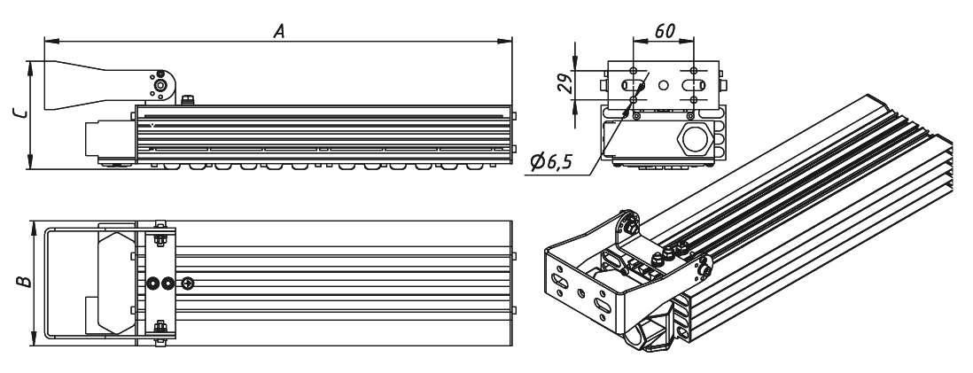 UNIVERSAL SWIVEL MOUNTING /U