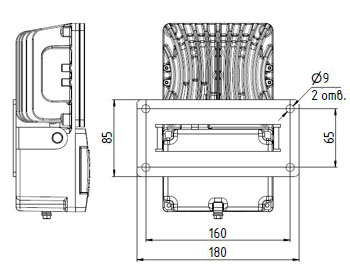 Ceiling mount /P SGU1-1240S/М2, SGU1-2480S/М2, SGU1-3720S/М2