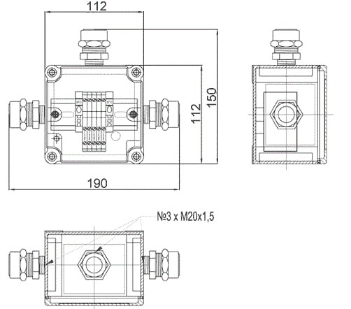 Explosion-proof Interface Splitter KTG-RI1