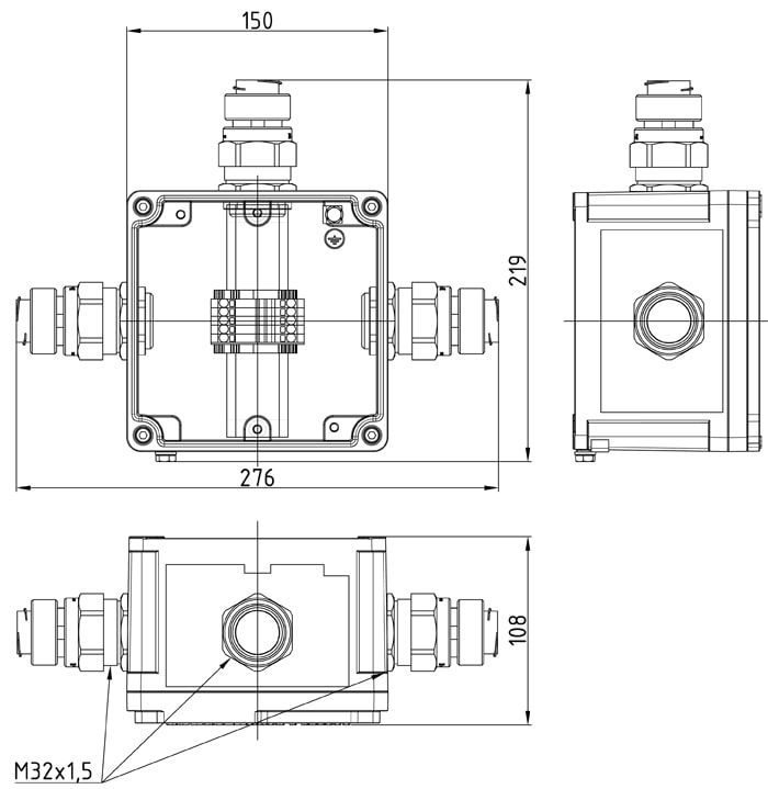 Explosion-proof Interface Splitter KTG-RI2