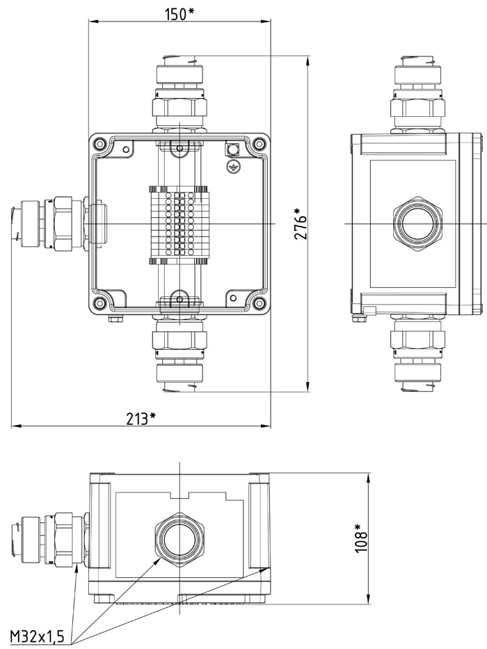 Explosion-proof Interface Splitter KTG-RI3