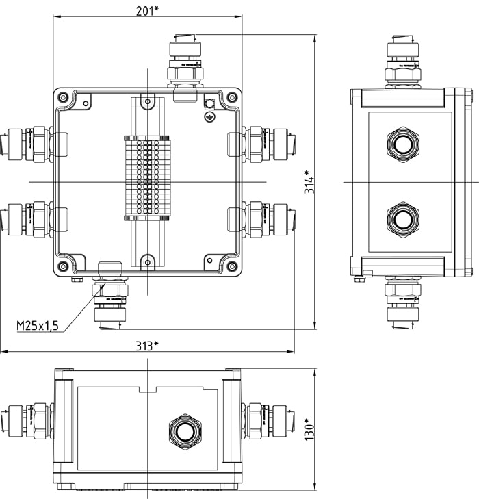 Explosion-proof Interface Splitter KTG-RI6