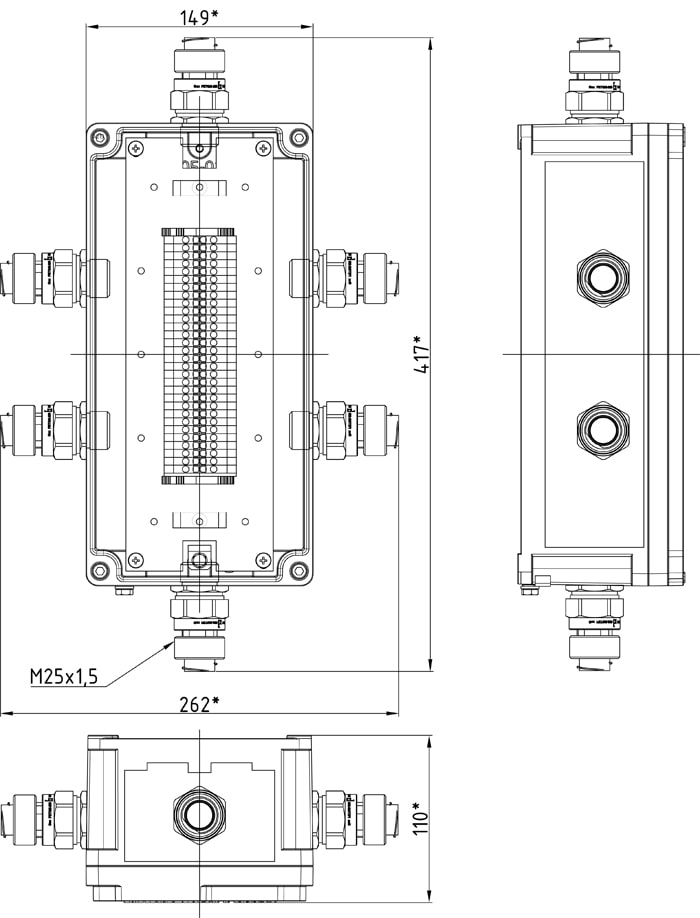 Explosion-proof Interface Splitter KTG-RI7