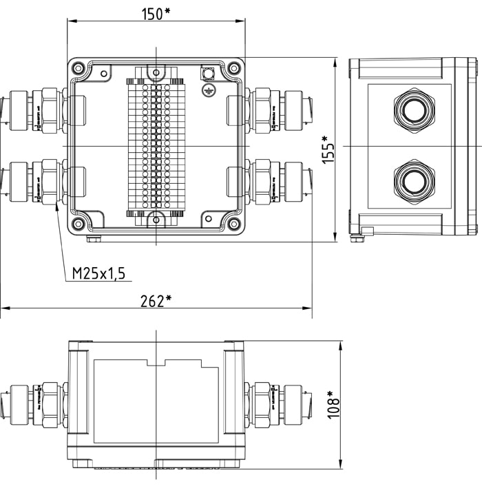 Explosion-proof Interface Splitter KTG-RI8