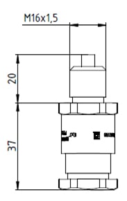 Explosion-proof temperature sensor